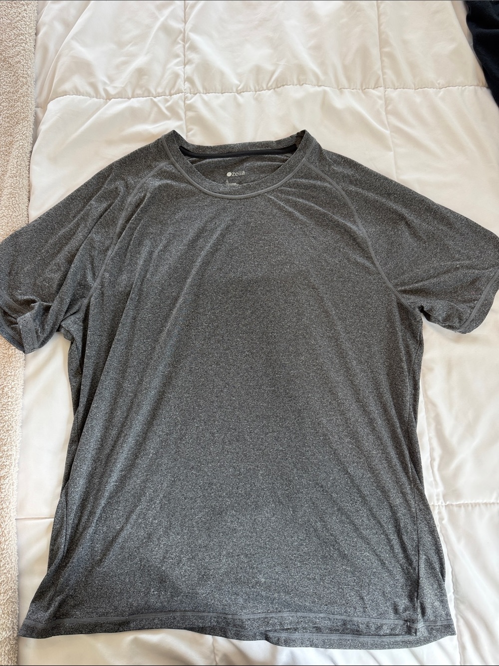 Zella Men's Charcoal Heather Short-Sleeve Performance Tee